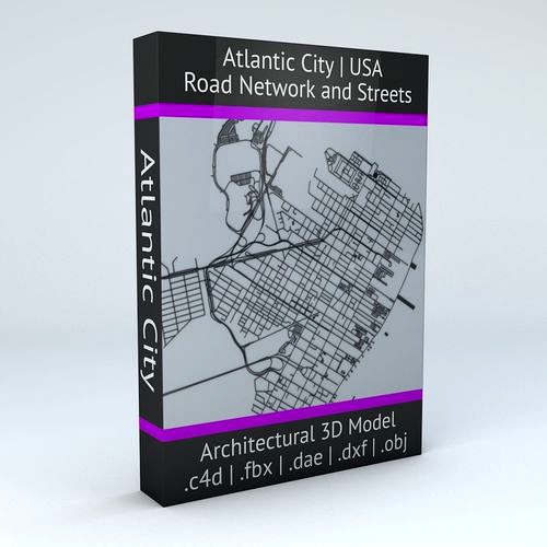 Atlantic City Road Network and Streets