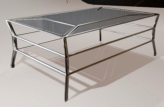 Modern glass table