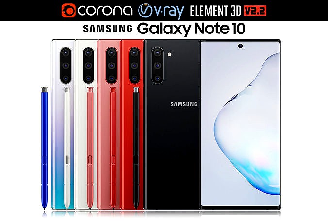 Samsung Galaxy Note 10 All Colors