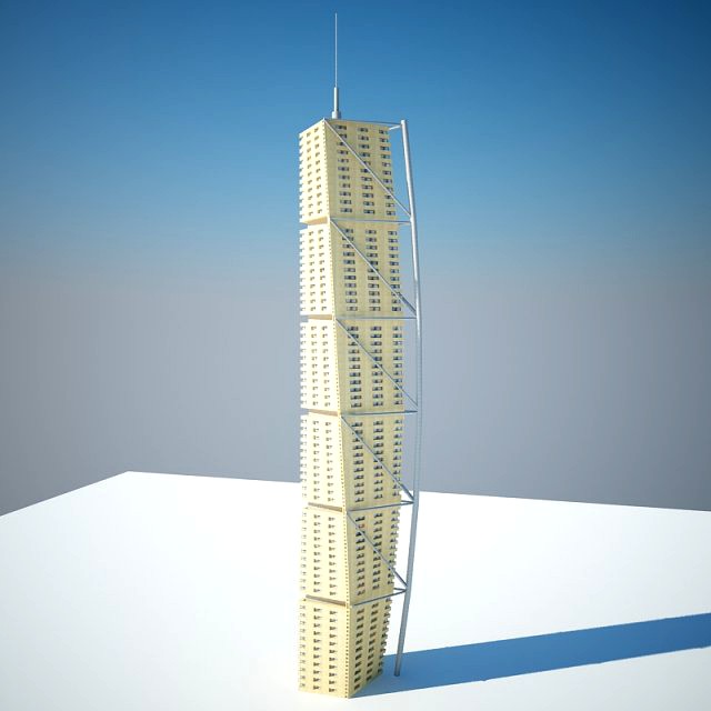 Low Poly Building 3D Model