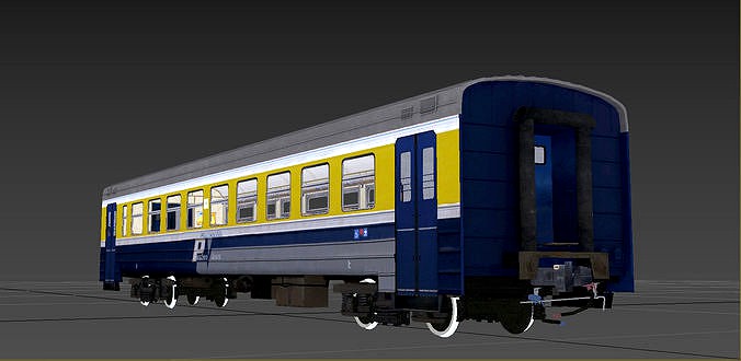 ER-2 EMU Passenger Wagon 3D model