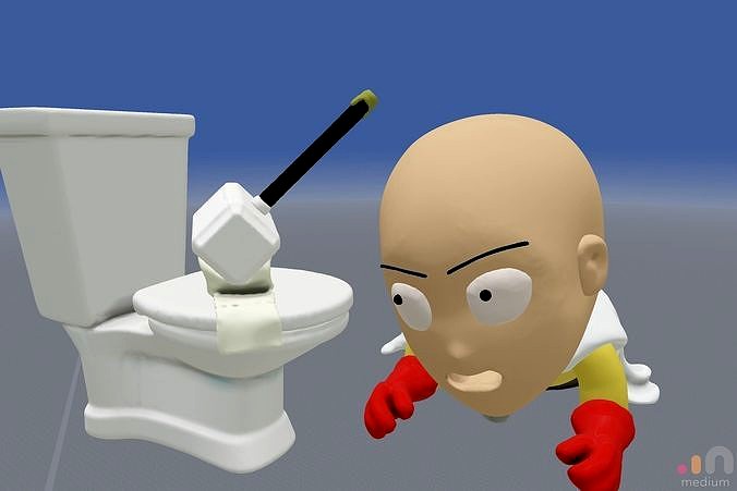 Meme    One Punch Man meets Thors Hammer Toilet Prank