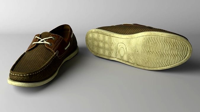 Pair of leather shoes