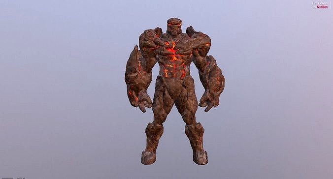 Fire Golem Elemental