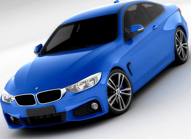 BMW 4 F32 Coupe M package 3D Model