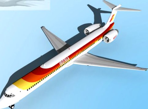 Falcon3D MD 80 Iberia 3D Model