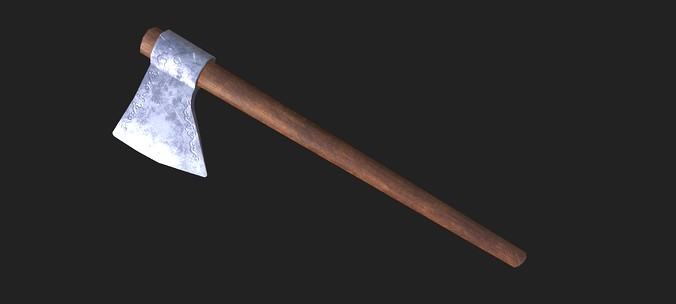 Realistic Medieval Axe