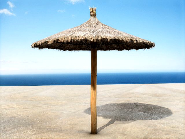 Beach parasol  1 3D Model