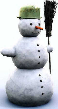 Snowman  1 3D Model