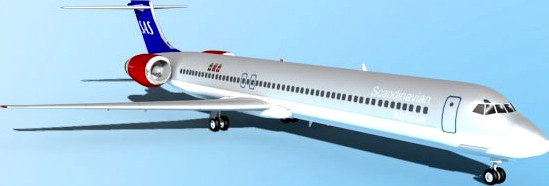 Falcon3D MD 80 SAS 3D Model