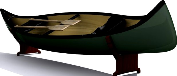 3D Models Canoe 3D Model