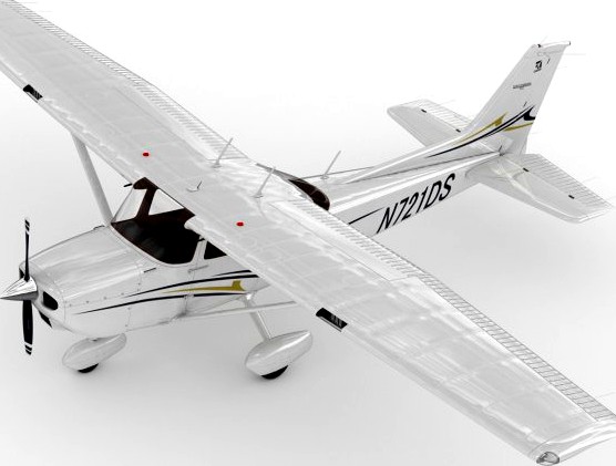 Cessna 172 Skyhawk 3D Model