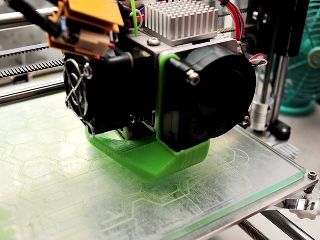 Surround air duct for MK8 extruder by David_Liao