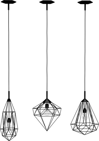 Ceiling Lamps Set 2 3D Model