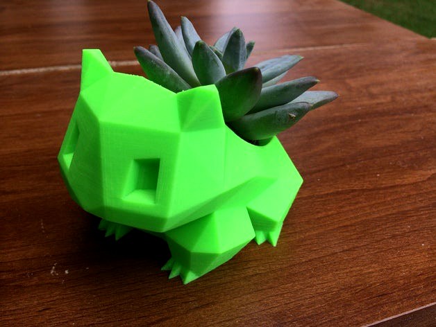 Low Poly Bulbasaur Planter by Hitsman