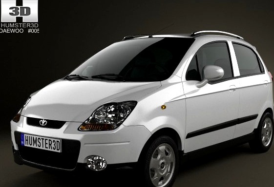 Daewoo Matiz M250 2011 3D Model