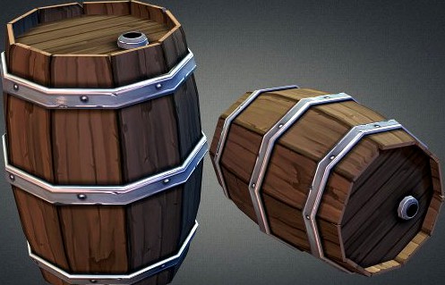 Barrel 3D Model