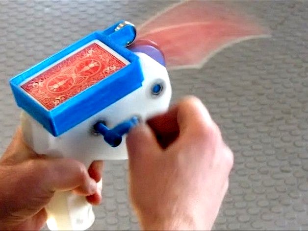 Playing Card Shooter by LoboCNC