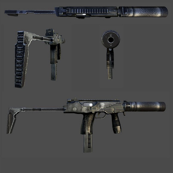 MP9 submachine gun