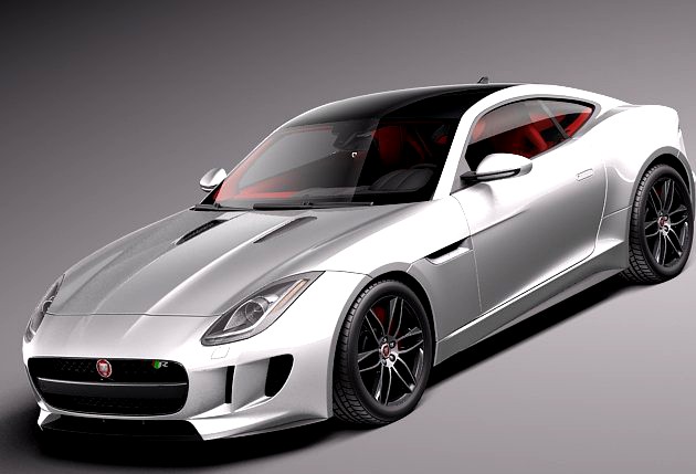 Jaguar FType R Coupe 2015 3D Model