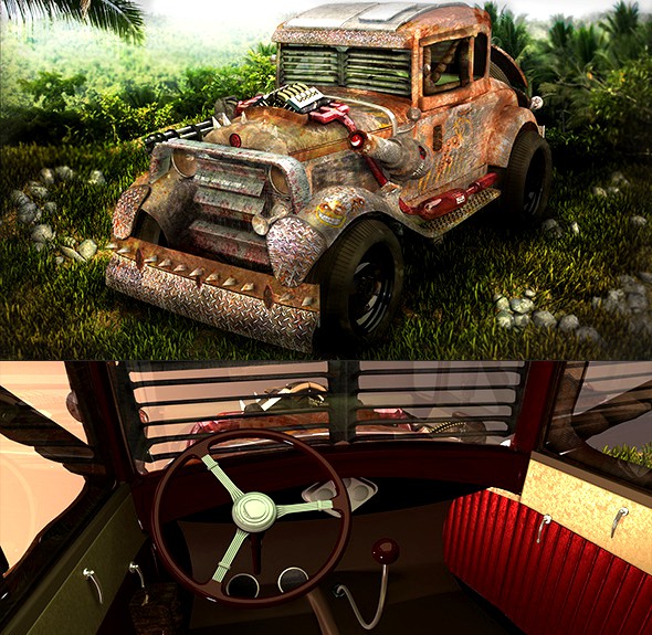 Jungle Death Racer Vehicle
