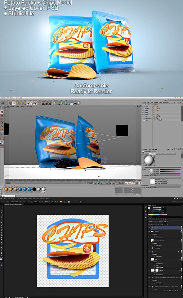 Chips Packs + PSD