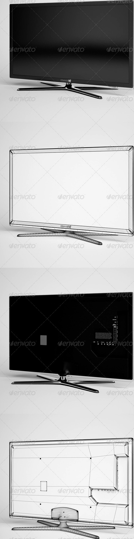 CGAxis TV Flatscreen Electronics 01