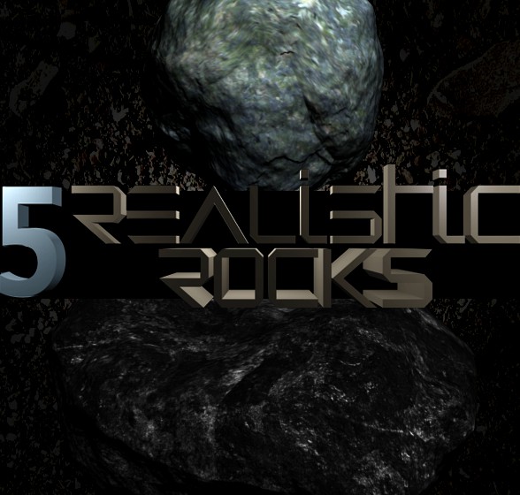 5 Realistic Rocks with Textures