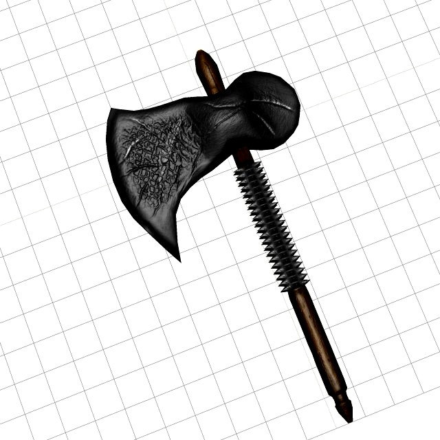 Fantasy axe 3D Model