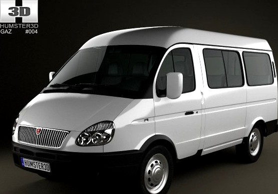 GAZ Sobol GAZelle 2012 3D Model