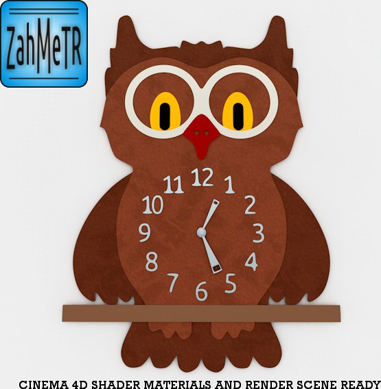 Owl Wall Clock