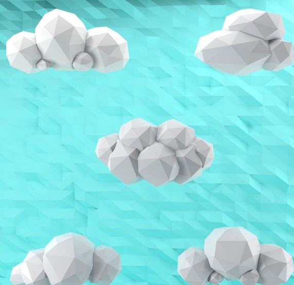 Low Poly Clouds Pack
