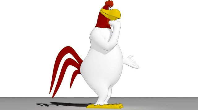 Foghorn Leghorn 3D Model