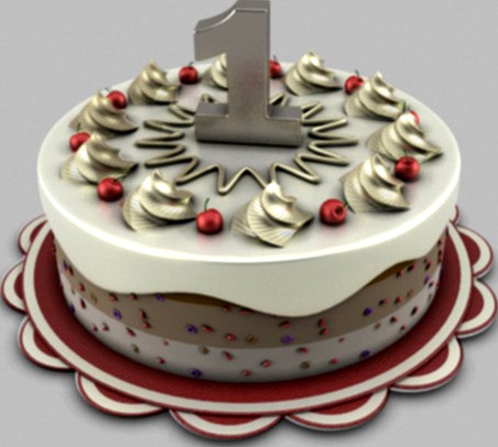 Holiday Christmas cake