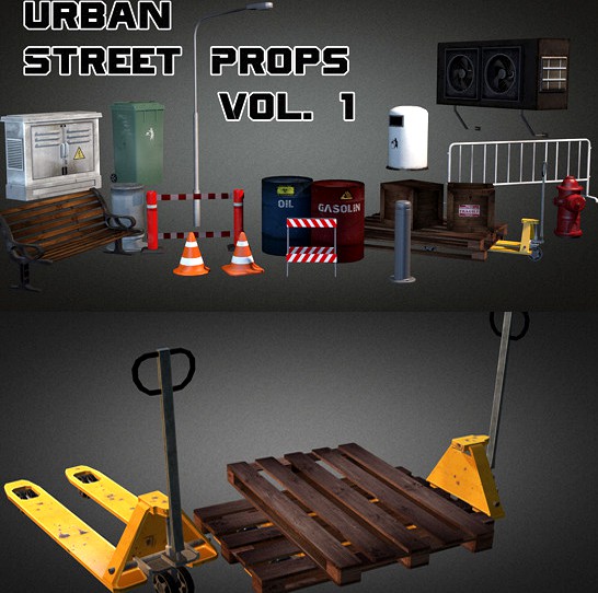 Urban Street Props Vol 1