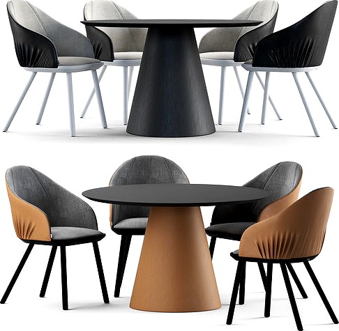 Montbel Rivoli Chair and Cono Table