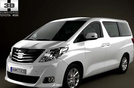 Toyota Alphard 2012 3D Model