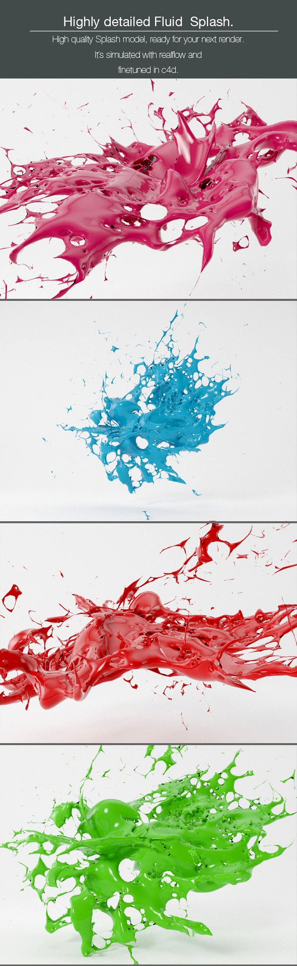 Highly Detailed Paint Splash