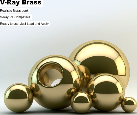 V-Ray Brass Material