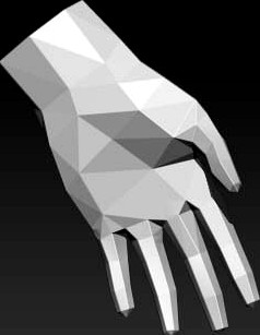 low-poly wrist