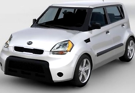 Kia Soul 2010 3D Model