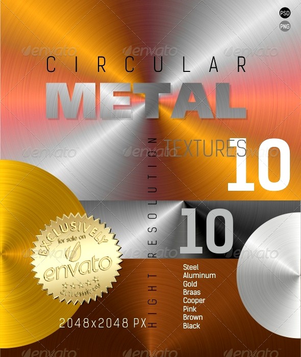 Circular Metal Texture