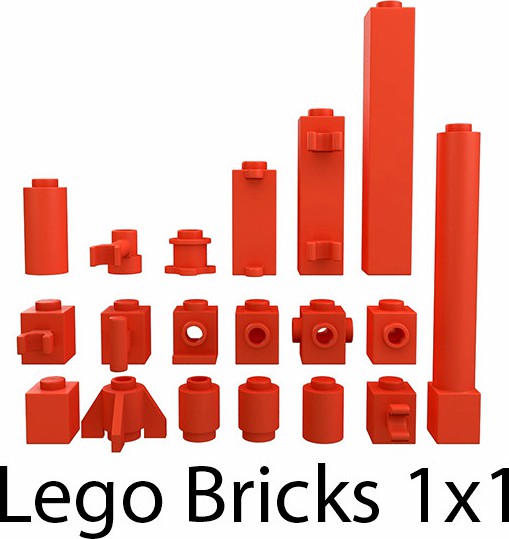 Lego Bricks 1x1