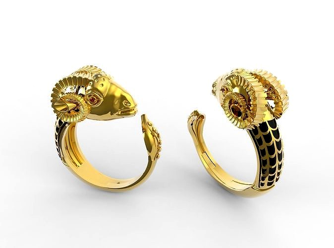 Anel Bode - Goat Ring
