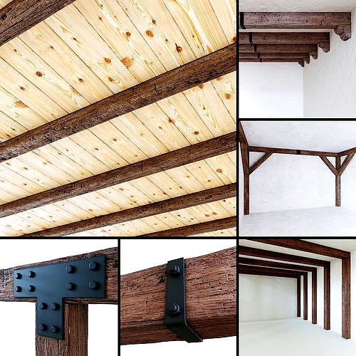 Wooden beams collection