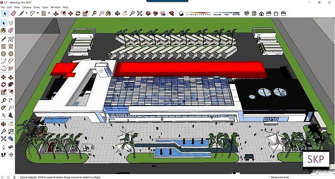 Sketchup bus terminal C7