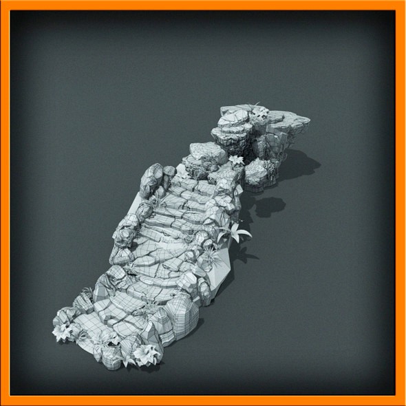 Generic stone stairs BaseMesh