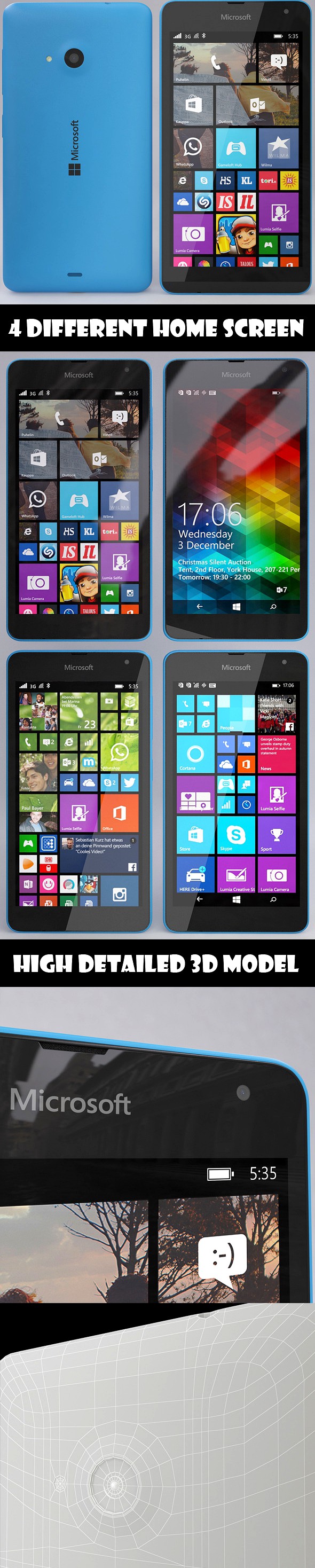 Microsoft Lumia 535 Blue