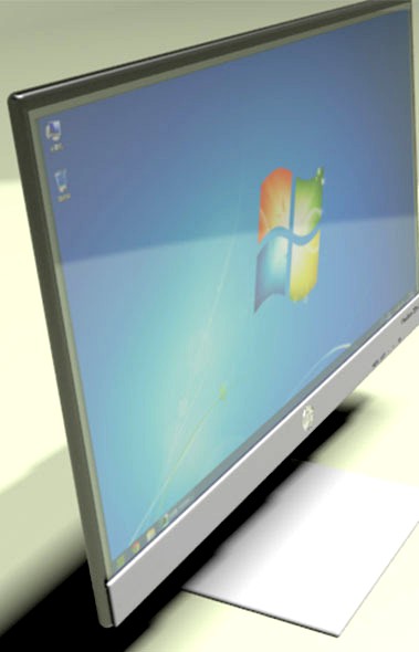 Hp Screen Pavilion 22xi 3D Model