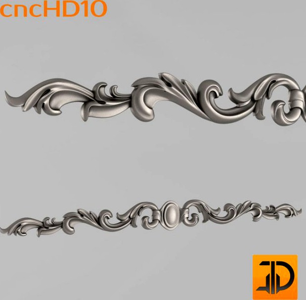 Horizontal decor 3D Model